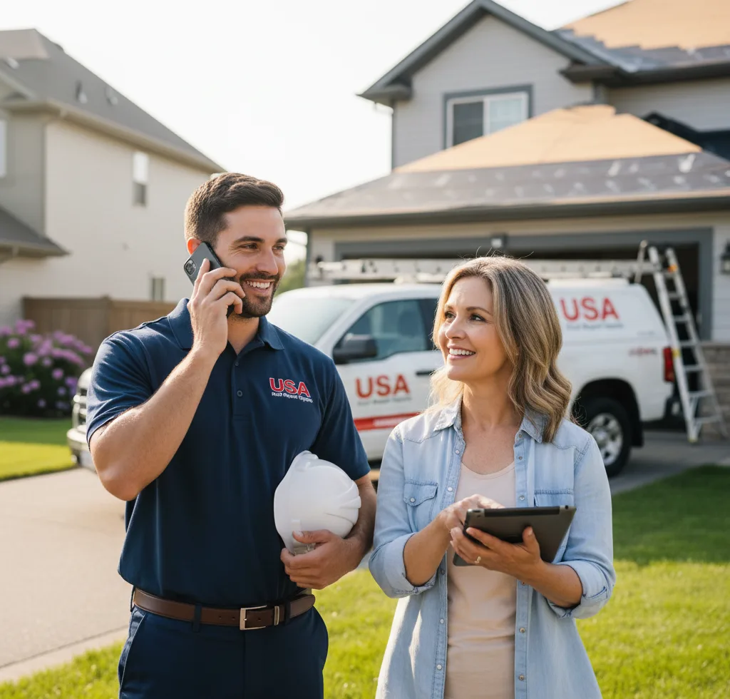USA Roof Repair Experts customer support in Palermo